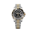GMT-Master II  40mm Stainless Steel Yellow Gold Black Dial Jubilee 126713GRNR-0001