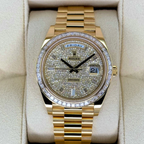 Day-Date 40mm 18K Yellow Gold Champagne Diamonds Dial 228398tbr-0036