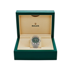 Datejust 41 126334 Stainless Steel Green Motif Dial Jubilee