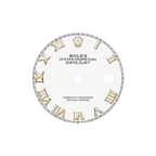 Datejust 36 mm White Dial, Yellow Rolesor 126233-0030