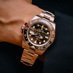 GMT-Master II 40mm Rose Gold Tiger Iron Dial Oyster 126715CHNR