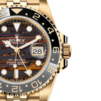 GMT-Master II 40mm Yellow Gold Tiger Iron Dial Jubilee 126718GRNR