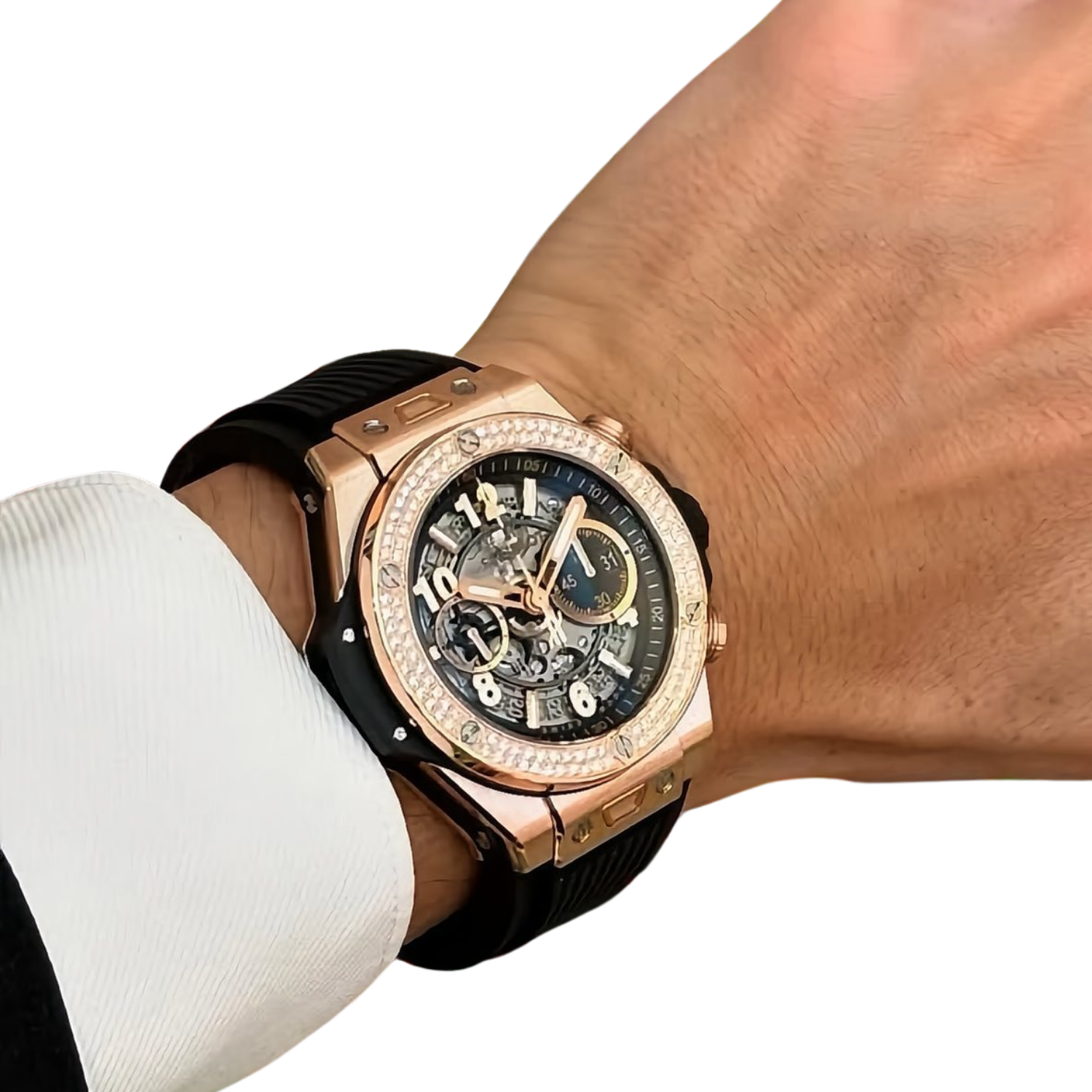Big Bang Unico King Gold Diamonds 44mm 421.OX.1180.RX.1104