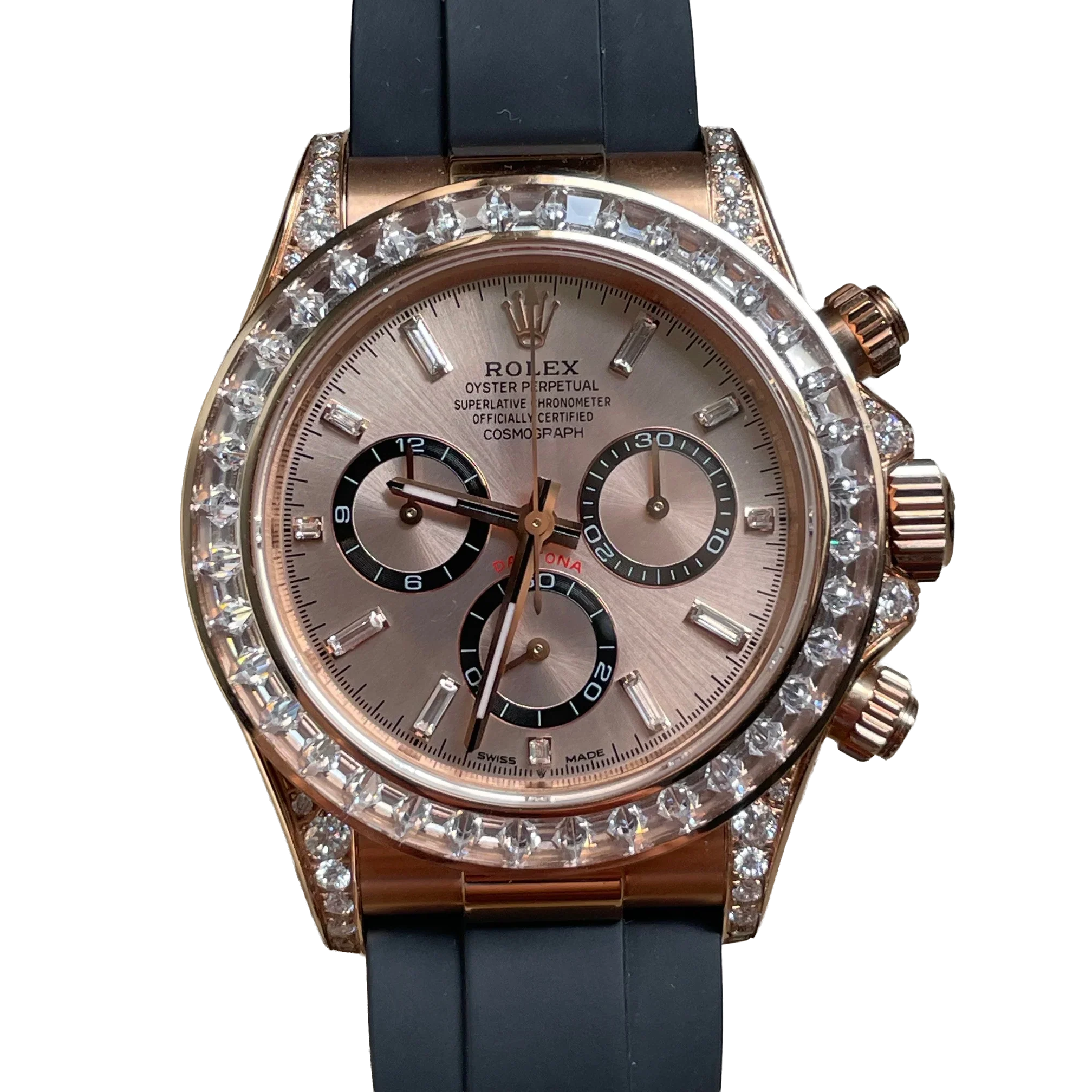 Daytona Cosmograph Everose gold Sundust Dial Diamond 40mm 126535TBR-0002