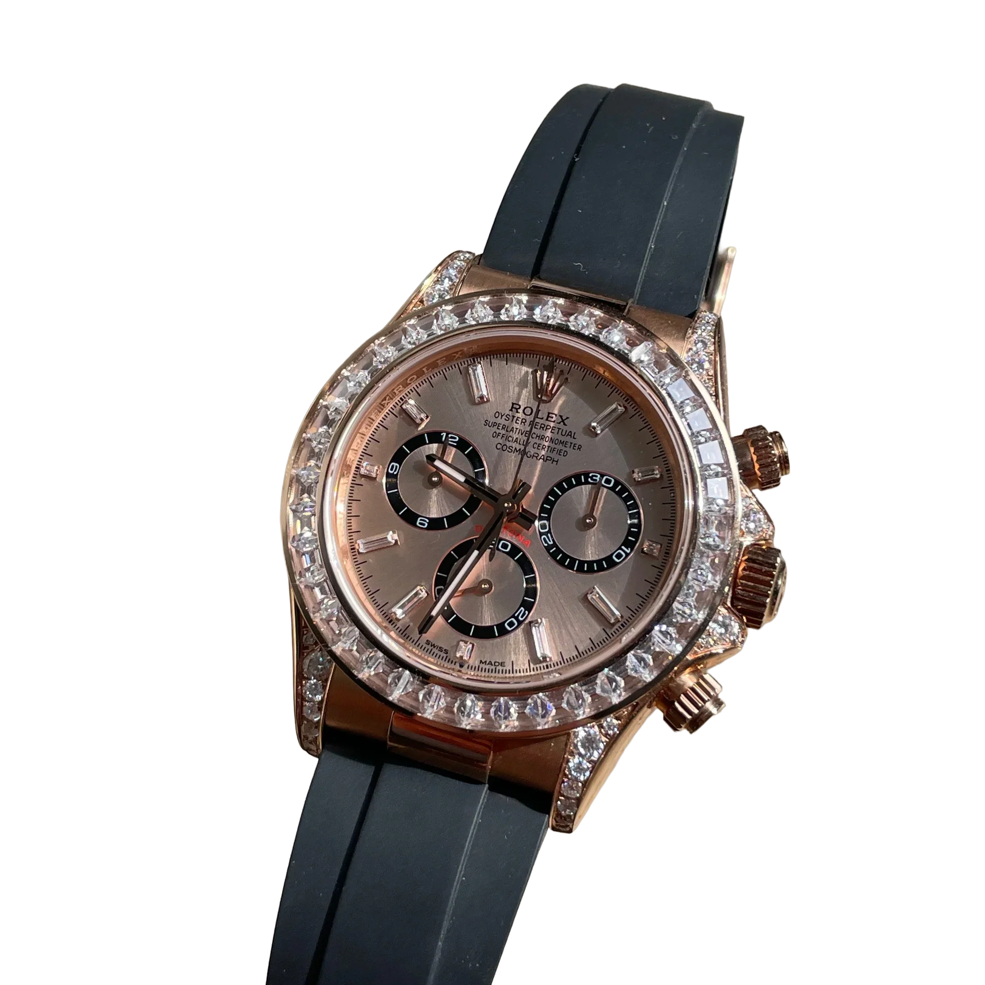 Daytona Cosmograph Everose gold Sundust Dial Diamond 40mm 126535TBR-0002