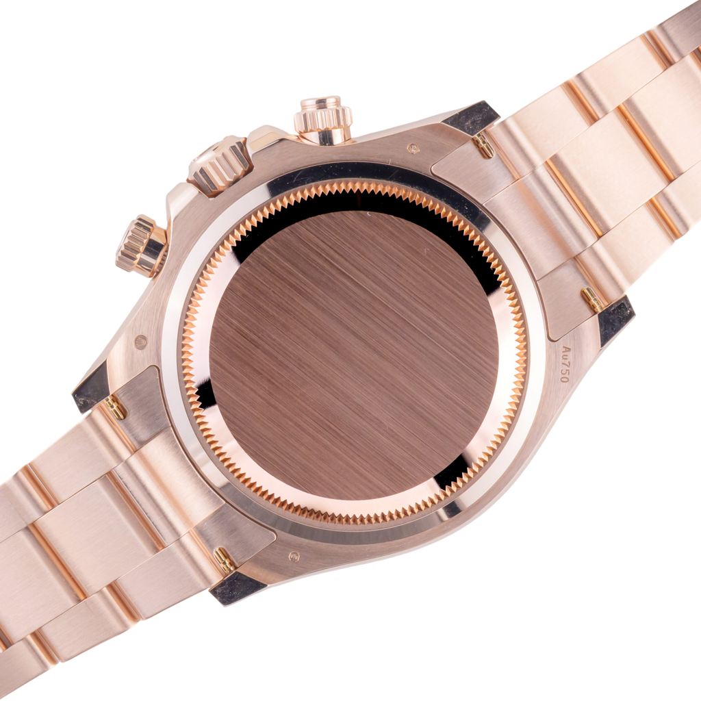 Daytona 40mm Everose Gold Chocolate Dial Mens Watch 126505-0005 New