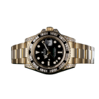 GMT Master II 18k Yellow Gold Diamond Black Sapphire 116758SANR