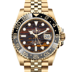 GMT-Master II 40mm Yellow Gold Tiger Iron Dial Jubilee 126718GRNR