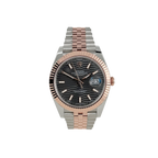 Datejust 41 126331 Rose Gold Stainless Steel Grey Motif Dial Jubilee