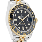 GMT-Master II  40mm Stainless Steel Yellow Gold Black Dial Jubilee 126713GRNR-0001