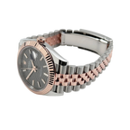 Datejust 41 126331 Rose Gold Stainless Steel Grey Motif Dial Jubilee
