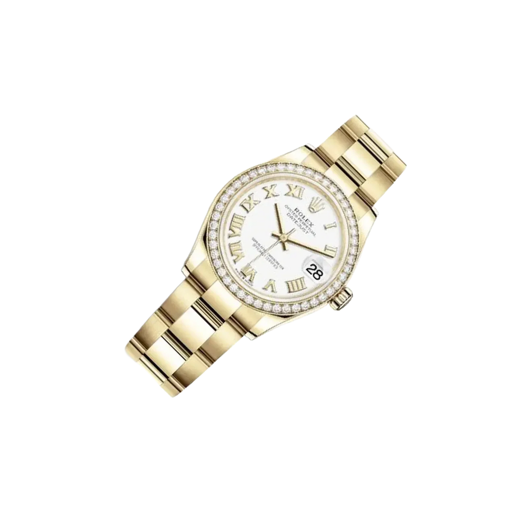 Datejust 31mm White Dial, 18kt Yellow Gold 278288