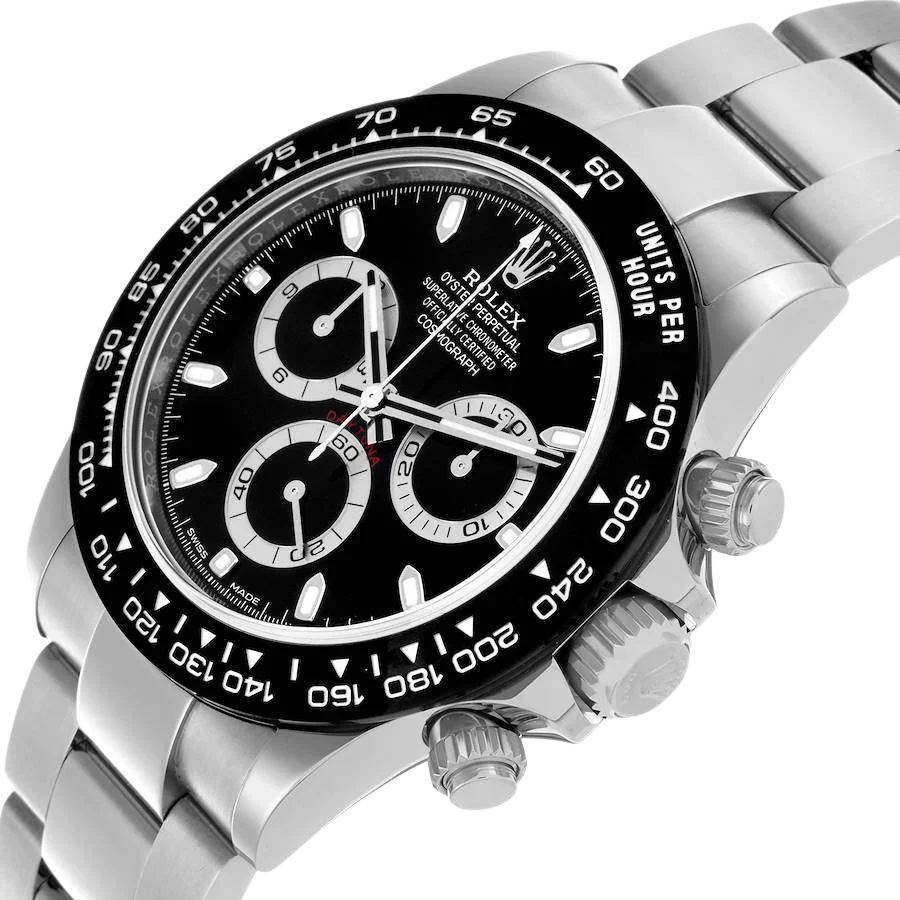 Daytona Panda 40mm Chronograph Black Dial Mens Watch 116500