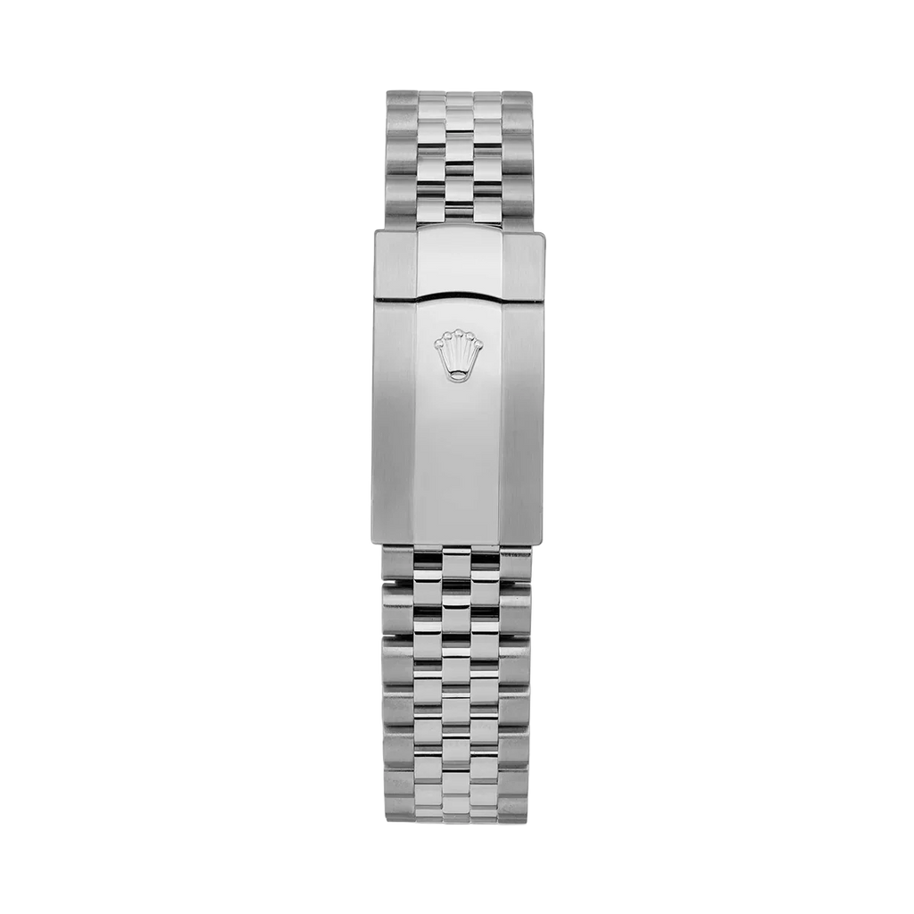 Datejust 126300 Smooth Bezel Watch 41mm Black Diamond Dial