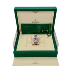Daytona 40mm Oyster White Gold Black and White Mother of Pearl Diamond Dial & Bezel 126579RBR