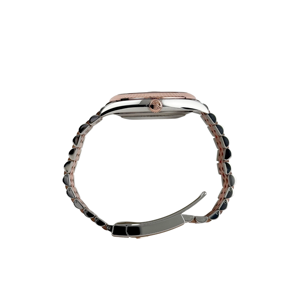 Datejust 41 126331 Rose Gold Stainless Steel Grey Motif Dial Jubilee