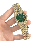 Day-Date 40mm Green Roman Yellow Gold 228238