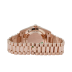 Day-Date 40 228345 Rose Gold Black Dial Diamond Bezel