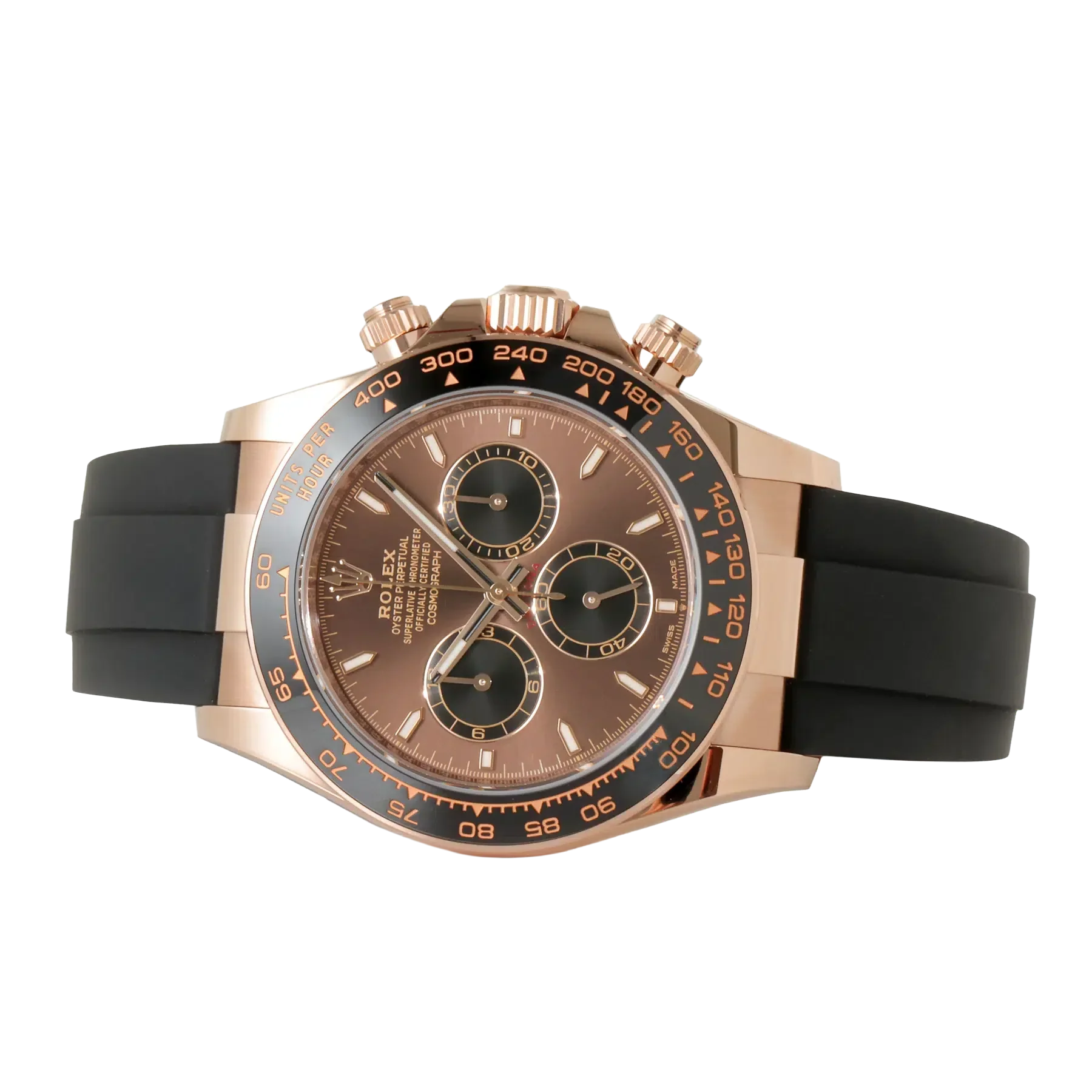 Daytona 40mm Oyster Perpetual Everose Gold Chocolate Dial M126515LN-0010