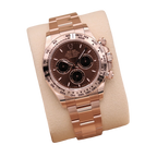 Daytona 40mm Everose Gold Chocolate Dial Mens Watch 126505-0005 New