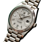 Day-Date 40 228239 White Gold Meteorite Diamond Dial