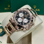 Daytona 40mm Everose Gold Black Dial - 126505