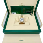 Day-Date 40 228348RBR Yellow Gold Diamond Bezel White Dial