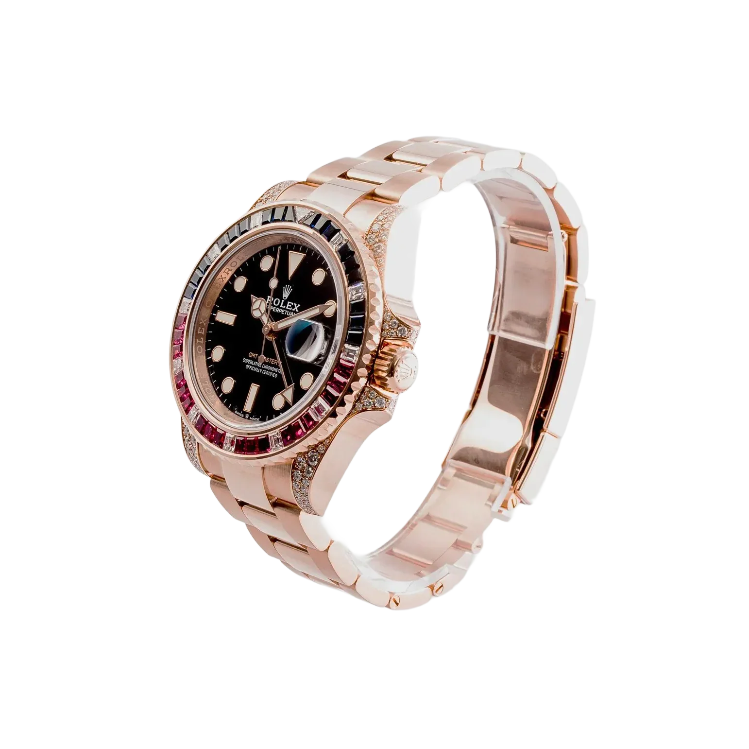 GMT-Master II 40mm Everose Diamond 126755SARU