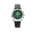 Grand Complications 41mm 5270P-014 Perpetual Calendar Chronograph Platinum Green Dial