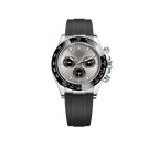 Daytona 40mm 116519 White Gold Steel Index Black Oysterflex Rubber Strap (Super Clone)