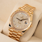 Day-Date 40 President Yellow Gold Diamond Paved Dial 228238-0054