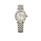 Lady-Datejust 28mm 279383RBR-0019 Oystersteel Mother of Pearl Diamond Dial Diamond Bezel Jubilee