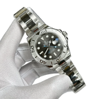 Yacht-Master 40 mm Dark Rhodium Dial, Stainless Steel Oyster Bracelet Mens Watch M126622-0001