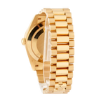Day-Date 40 228348RBR Yellow Gold Diamond Bezel Champagne Roman Dial