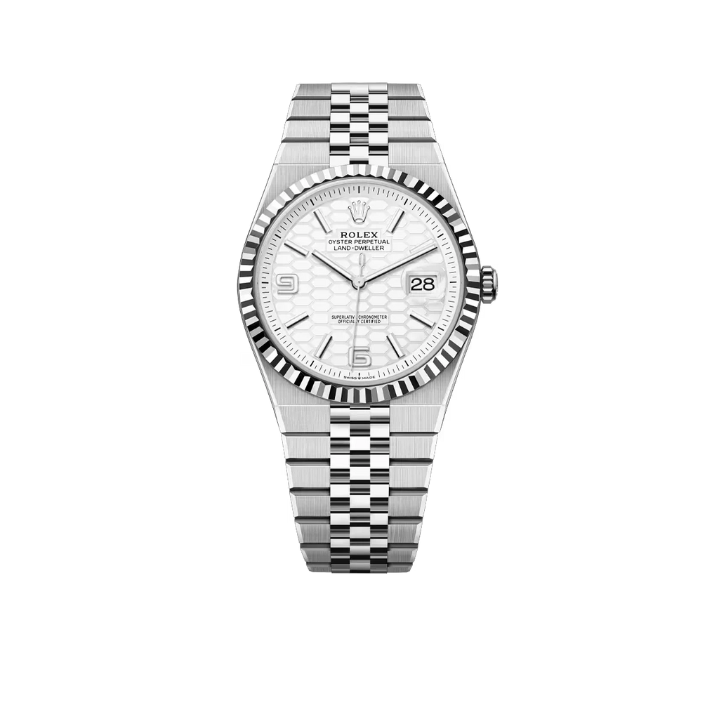 Land-Dweller 40 mm  Oystersteel White Gold M127334-0001