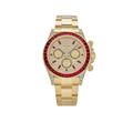 Daytona 126598TRU Yellow Gold Ruby Bezel Diamond Pave Dial