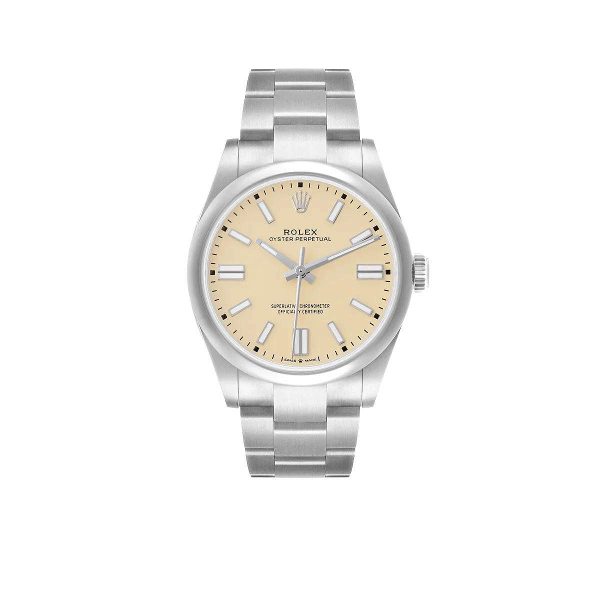 Oyster Perpetual 41mm Steel Beige Dial Mens Watch 134300
