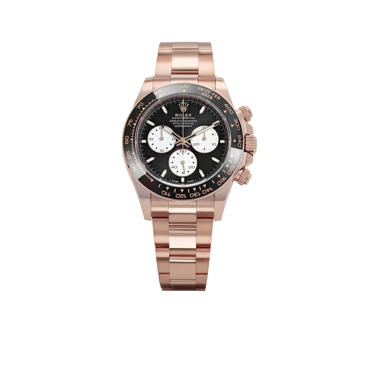 Daytona 40mm Le Mans Rose Gold Bright Black Dial (2025) 126525LN