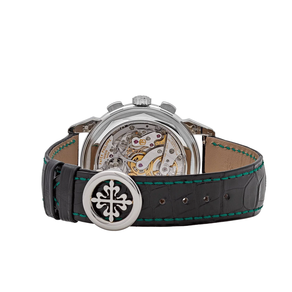 Grand Complications 41mm 5270P-014 Perpetual Calendar Chronograph Platinum Green Dial