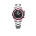 Daytona 126599TRU White Gold Diamond Black Dial Ruby Bezel