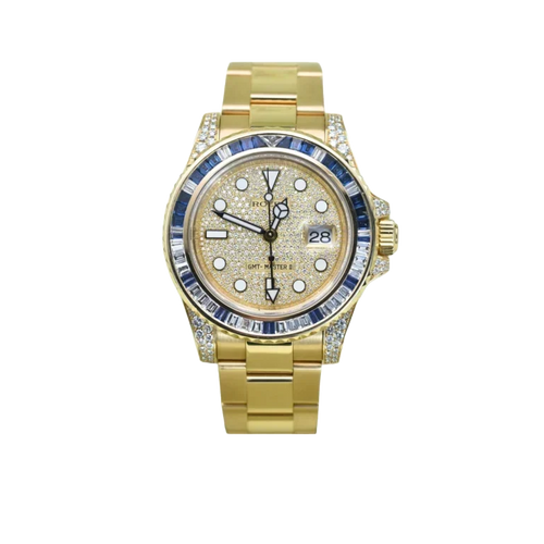 GMT-Master II 116758SARU Pave Diamond Dial 40mm