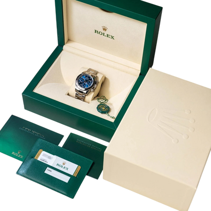 Daytona Blue Dial 40mmWhite Gold Chronograph Mens Watch 126509