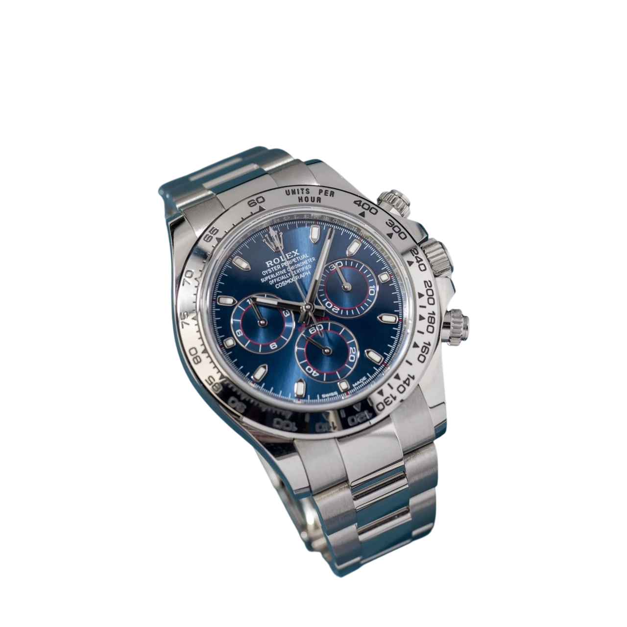 Daytona Blue Dial 40mmWhite Gold Chronograph Mens Watch 126509