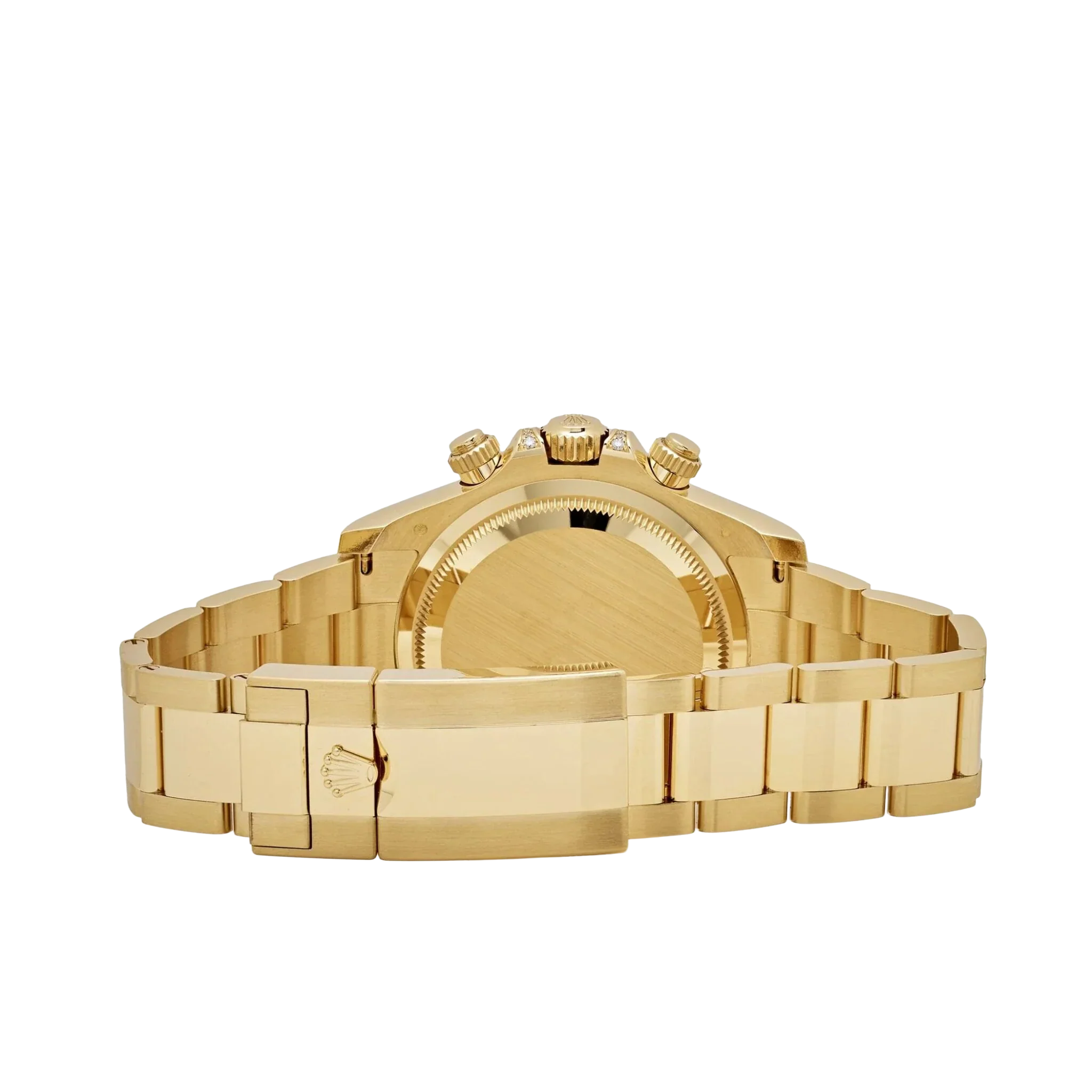 Daytona 126598TRU Yellow Gold Ruby Bezel Diamond Pave Dial