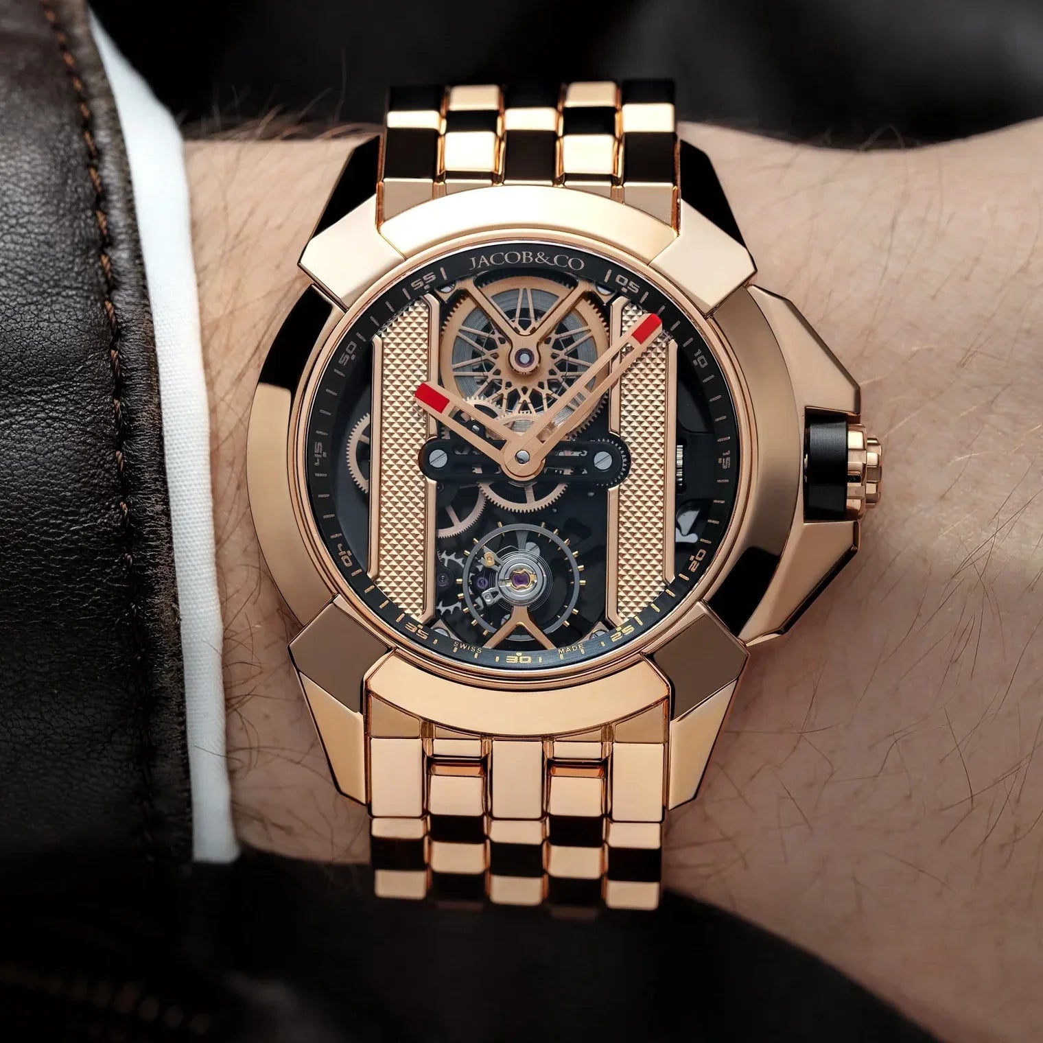 Epic X Bridges 44mm Rose Gold Manual Winding EX120.43.AB.AB.A40AA
