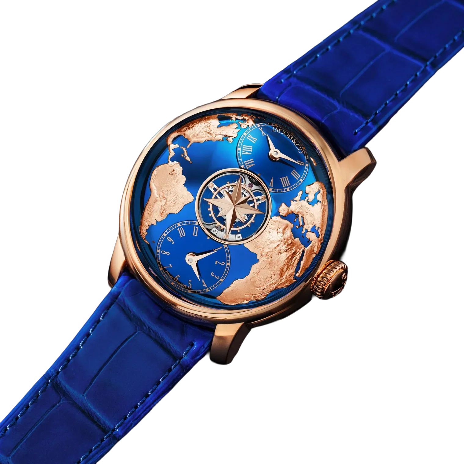 The World Is Yours Dual Time Zone Tourbillon 38.6mm Rose Gold Automatic Winding DT200.40.AA.AA.A