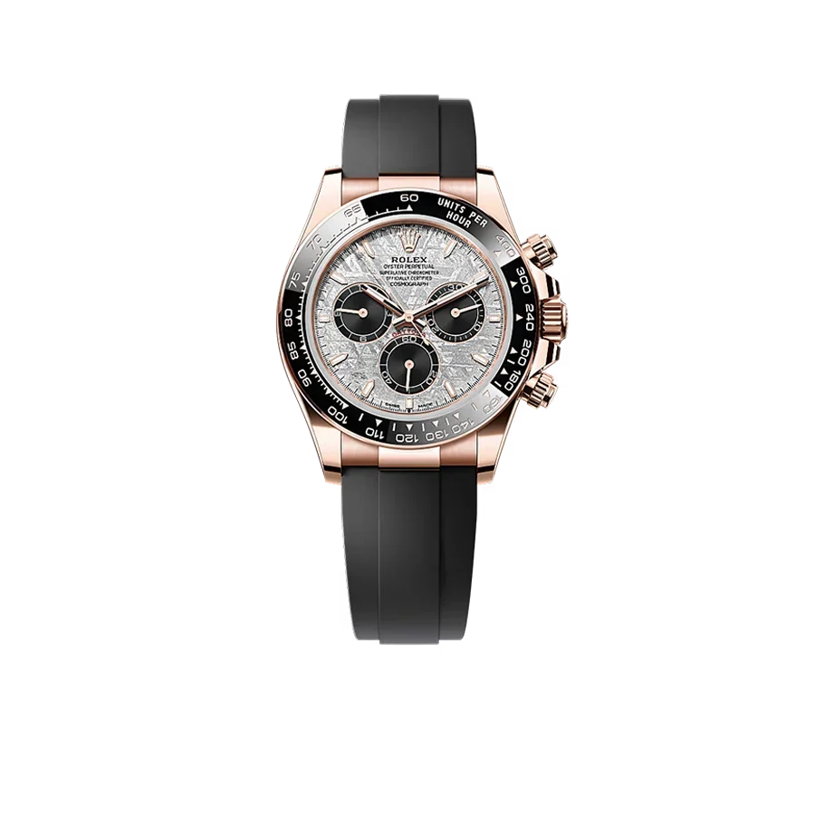 Daytona 40mm Oyster Perpetual Everose Gold with Meteorite and Black Dial M126515LN-0008