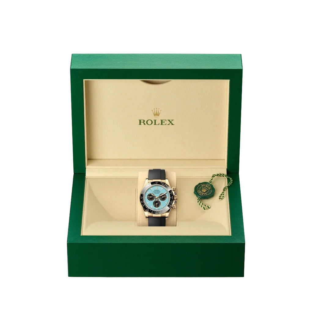 Daytona 40mm Yellow Gold - Turquoise Tiffany Dial 126518LN