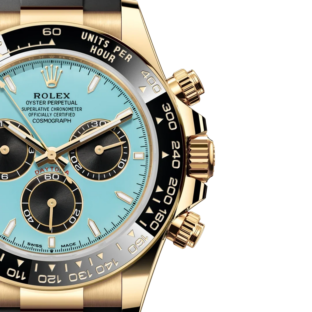 Daytona 40mm Yellow Gold - Turquoise Tiffany Dial 126518LN