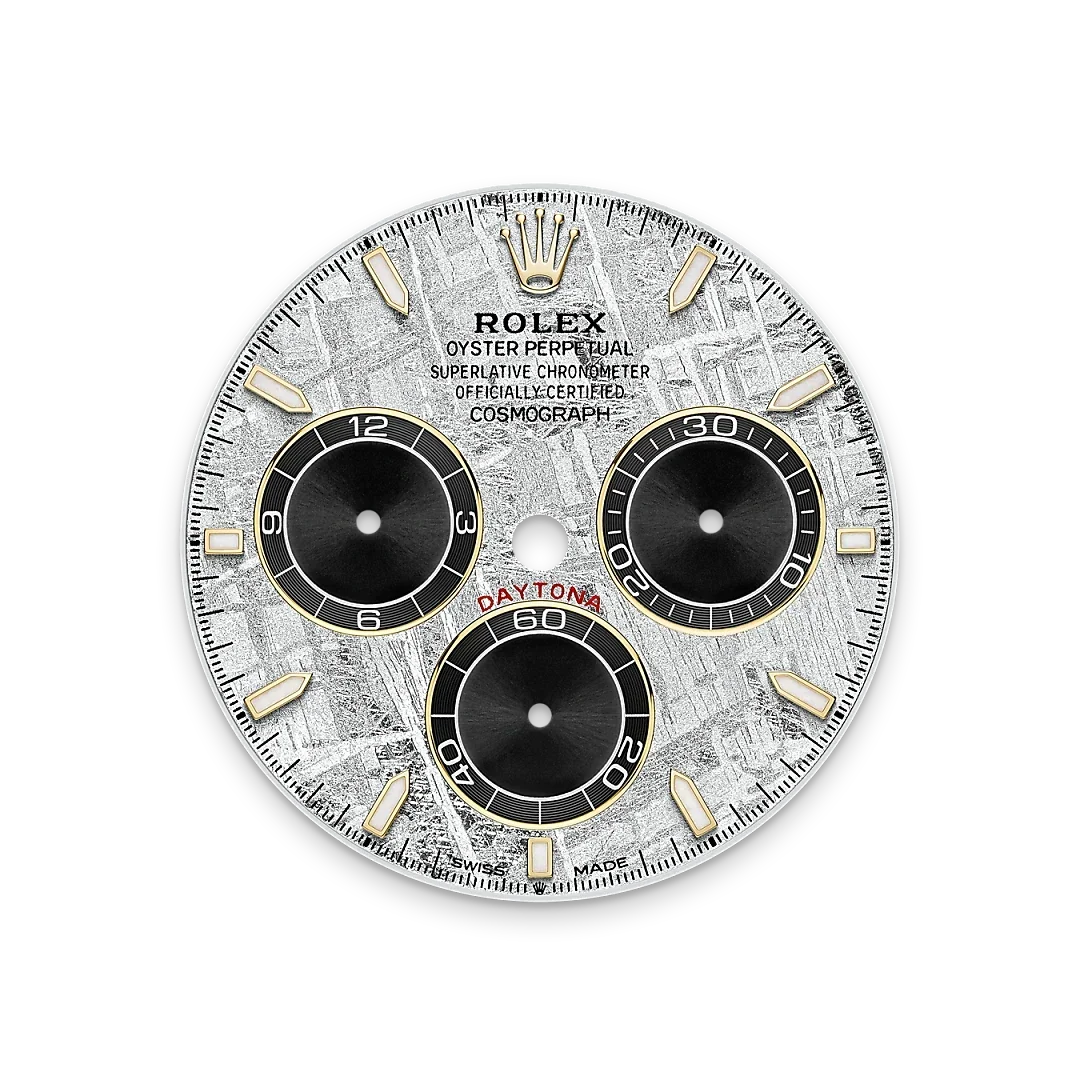 Daytona 40mm Oyster Perpetual Yellow Gold with Meteorite and Black Dial M126518LN-0016